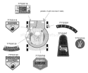 Page C Diagram and Parts List for 12A-979L401 2003 Yard Man Lawn Mower